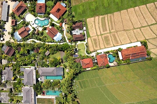 Dea Villas aerial picture  